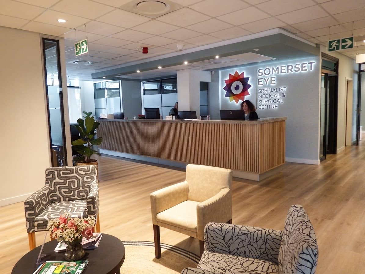 Lobby of Somerset Eye Centre | Dr James Beatty Lobby of Somerset Eye Centre